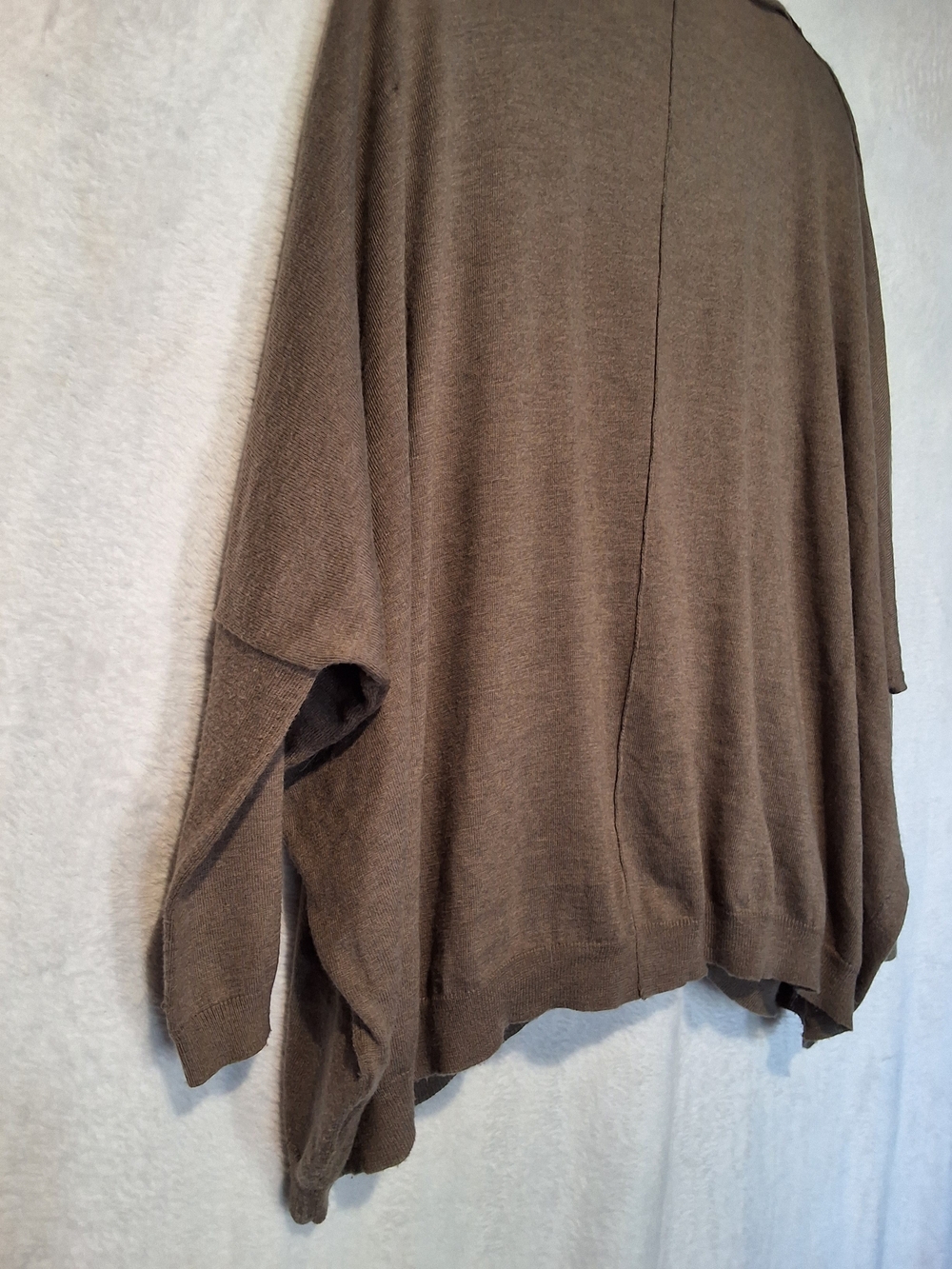 Willow & Clay Taupe V-Neck Button Front Cardigan - Picture 8 of 8